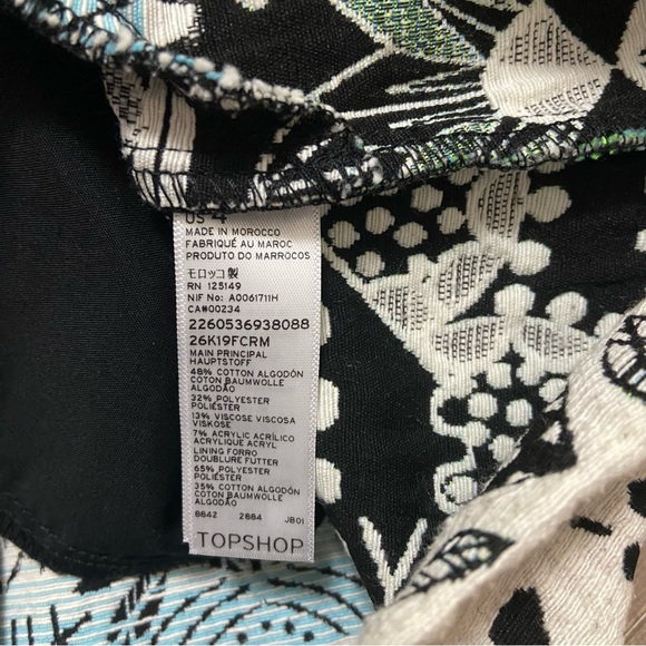 Festival style Patterned Mini Skirt - Picture 3 of 4